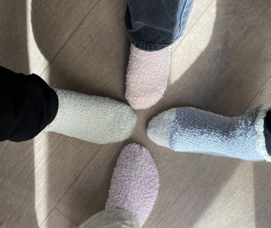 Image des chaussettes que nous utilisons chez Espace Propreté.