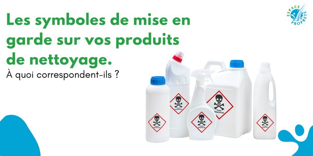 Mosaïque de pictogrammes et symboles de produits biocides.
